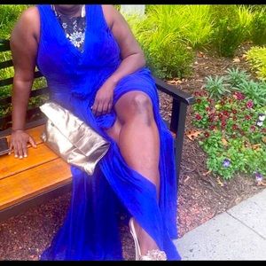 High low dress with dramatic flair!